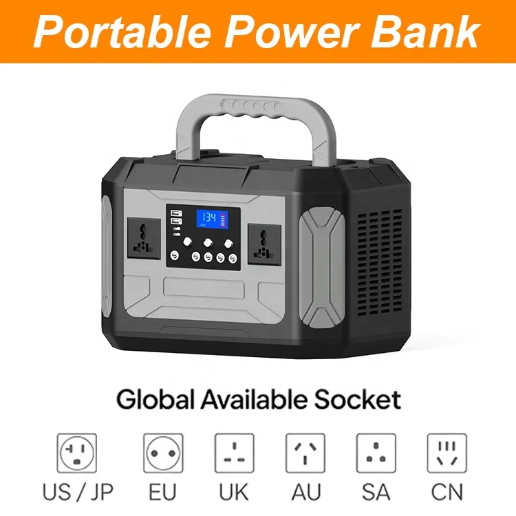 500W Portable Power Station C Series Lithium Battery Solar Generator for Outdoor Camping Home Emergency Backup