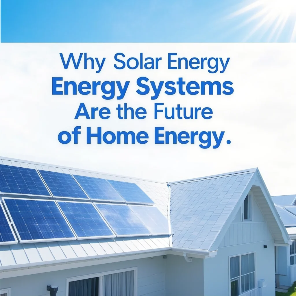Why Solar Energy Systems Are the Future of Home Energy