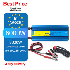 3000W 6000W Sine Wave Inverter Fully Customized Multiple International Plugs Brand Logo Home Use Car Power Inverters