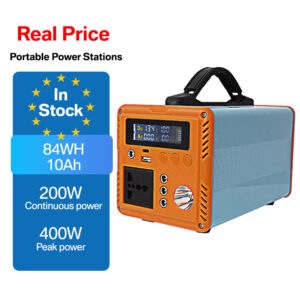 84WH (12V 7A) Portable Energy Storage System - 200W AC Output with Lead-Acid Battery