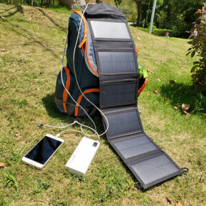 Portable 20W Monocrystalline Silicon Foldable Solar Panel Mobile Phone Charging Outdoor Power Generation Photovoltaic Panel