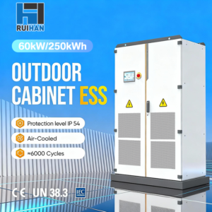 60KW/250KWH Hybrid Microgrid Inverter System Three-Phase On/Off Grid LiFePO4 Battery Solar Inverters AC Solar Energy Storage