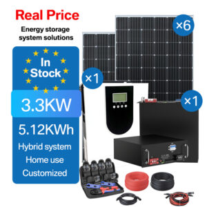 3.3KW 5.12KWh LiFePO4 Home Solar Storage System - Compact Backup Power for Small Apartments & Short Outages