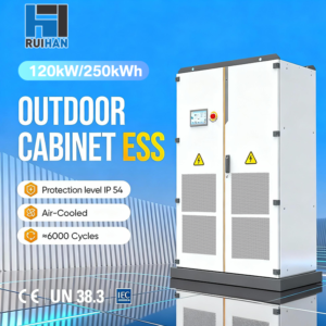 Industrial Park On/Off Grid Power 120kW/250kWh Stackable Microgrid Inverter LiFePO4 Solar AC Storage