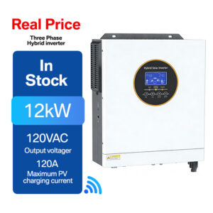 US Standard 12KW Split Phase Parallel Hybrid Inverter 100A MPPT High Efficiency Energy Harvest US Commercial Storage