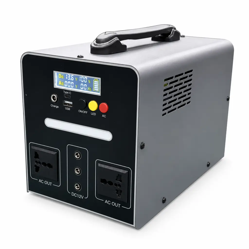 YJ905 Portable Power Station 500W-1000W (Iron Case)