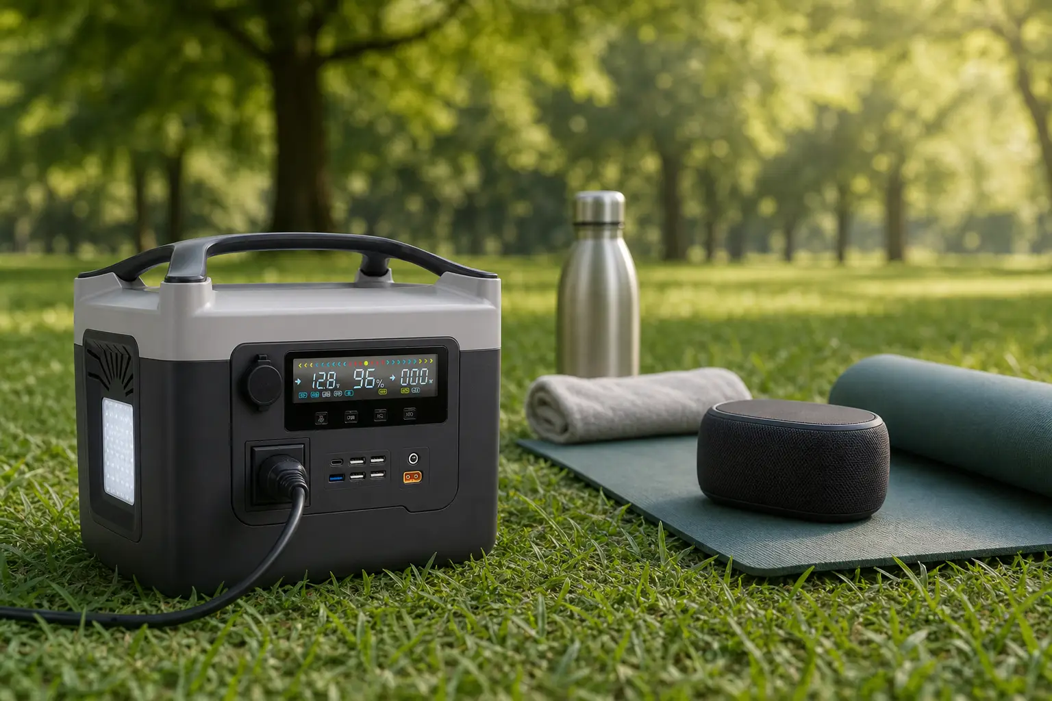 YJ908-800W Portable Power Station with Wireless Charging - Image 4