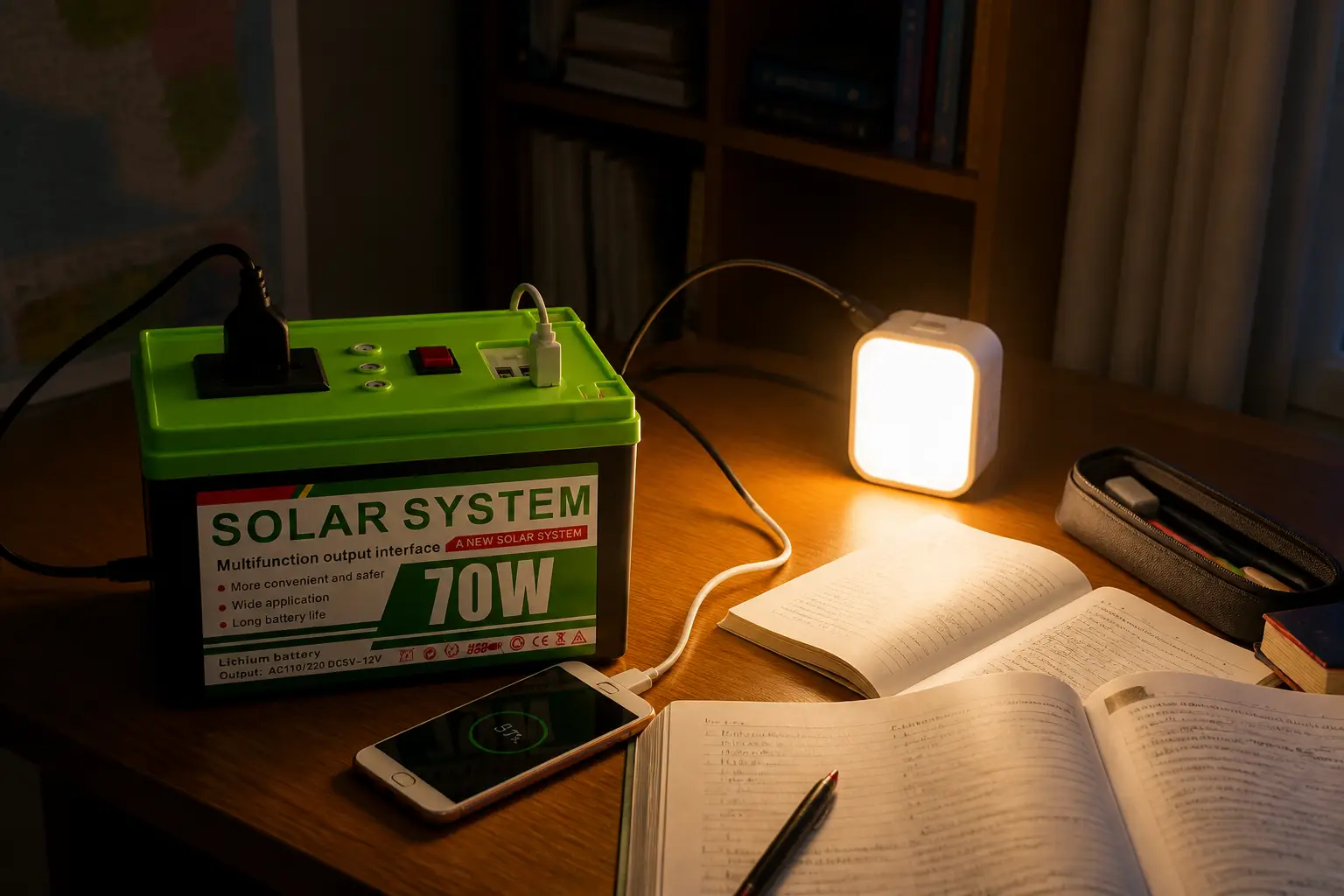 C701 70W LiFePO4 Portable Power Station - Image 3