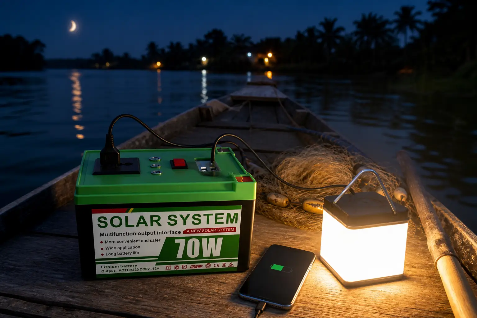 C701 70W LiFePO4 Portable Power Station - Image 4