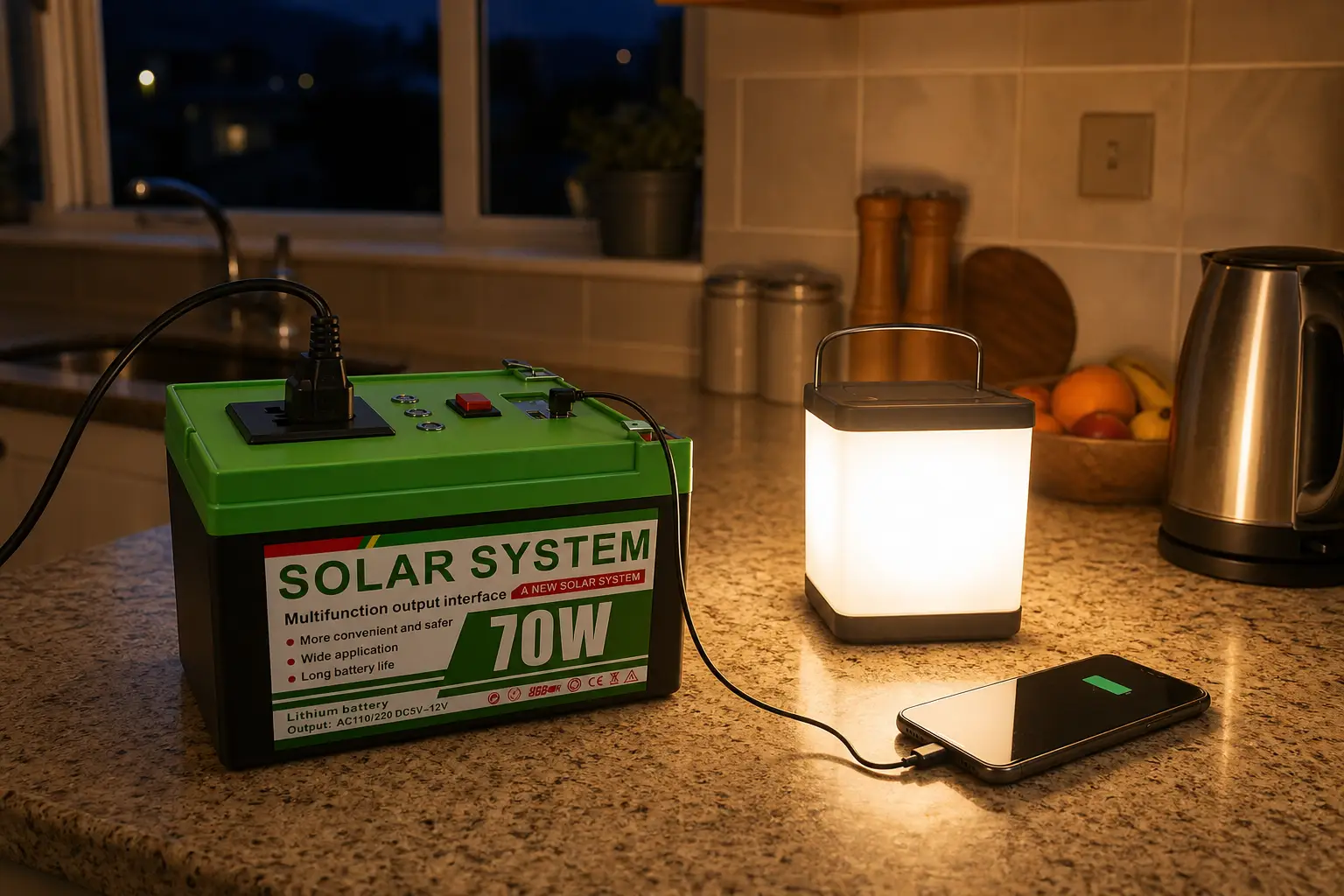 C701 70W LiFePO4 Portable Power Station - Image 5