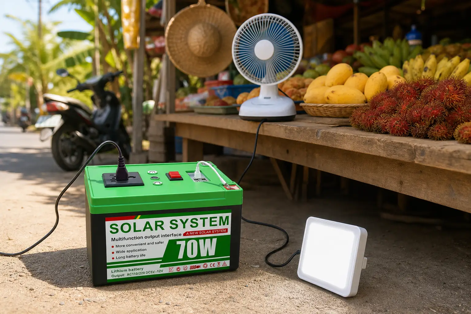 C701 70W LiFePO4 Portable Power Station - Image 8