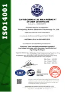 ISO 14001 — Ruihan Energy