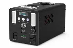 Ruihan Alloy-Shell LiFePO4 Power Station — 1000W / 1500W