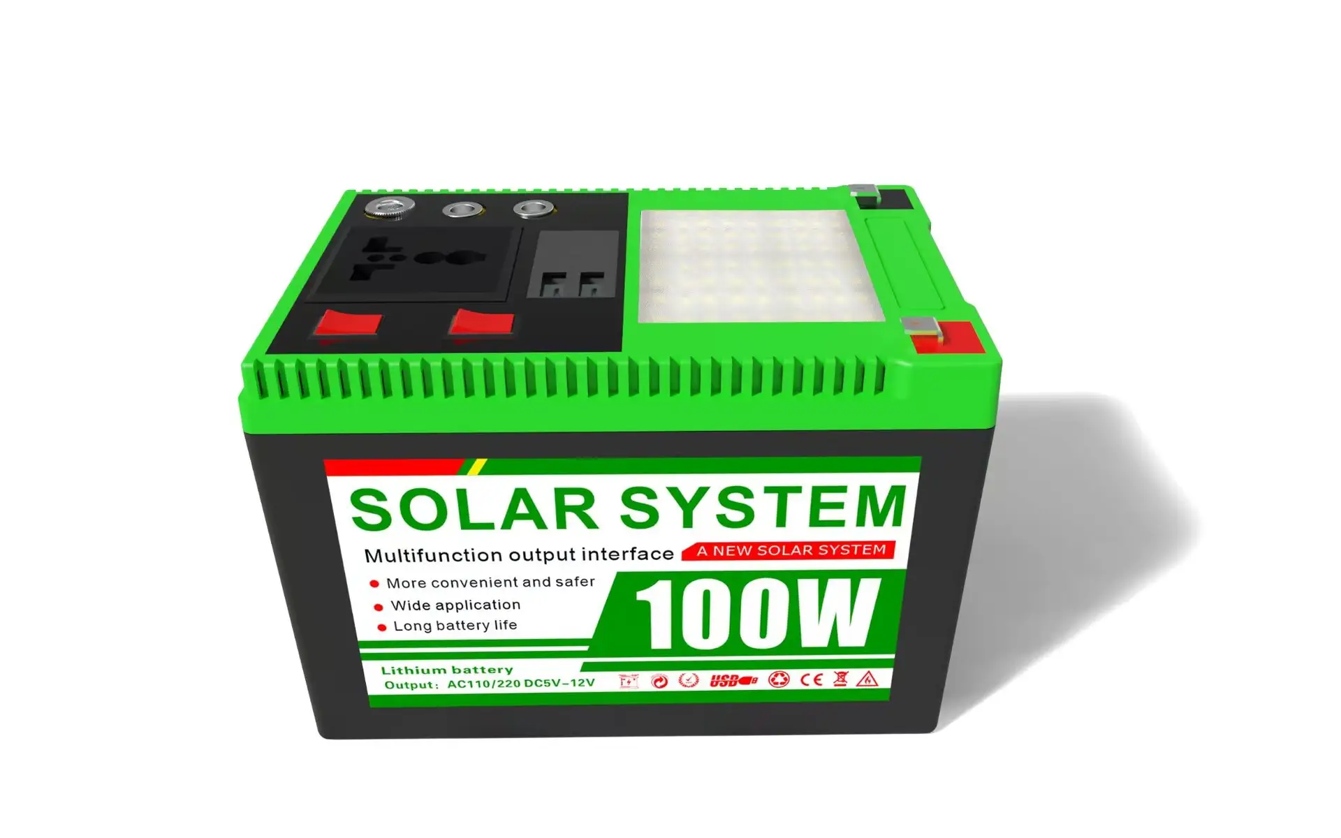 Compact portable power station used for single-tool field work