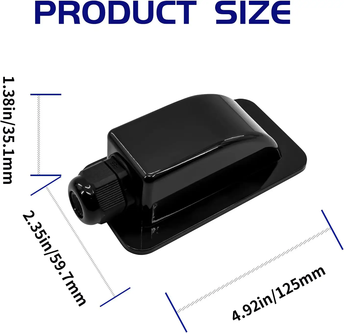 RH-SJB cable entry gland holding the inner nuts from turning