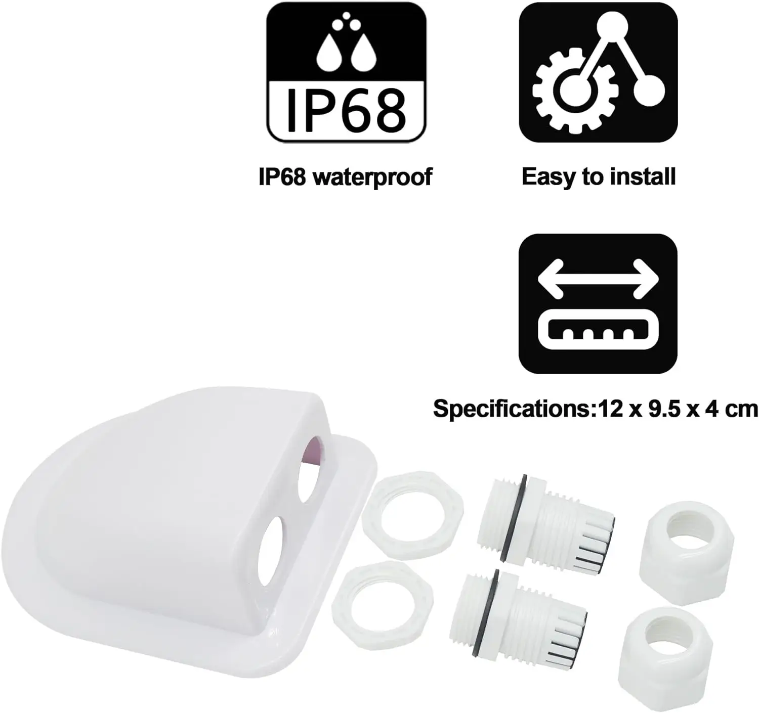 RH-SJB cable entry gland easy installation and package contents