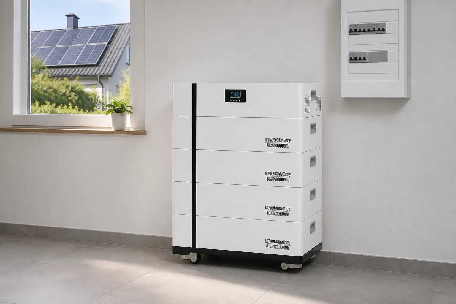 P-6 stackable home energy storage