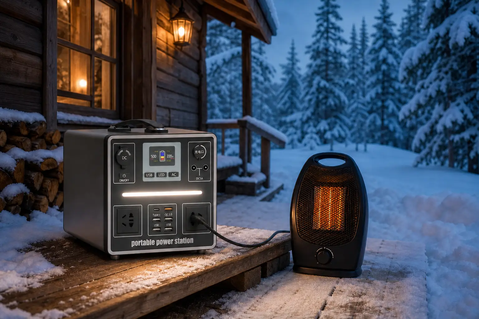 T-10T 1000W portable power station