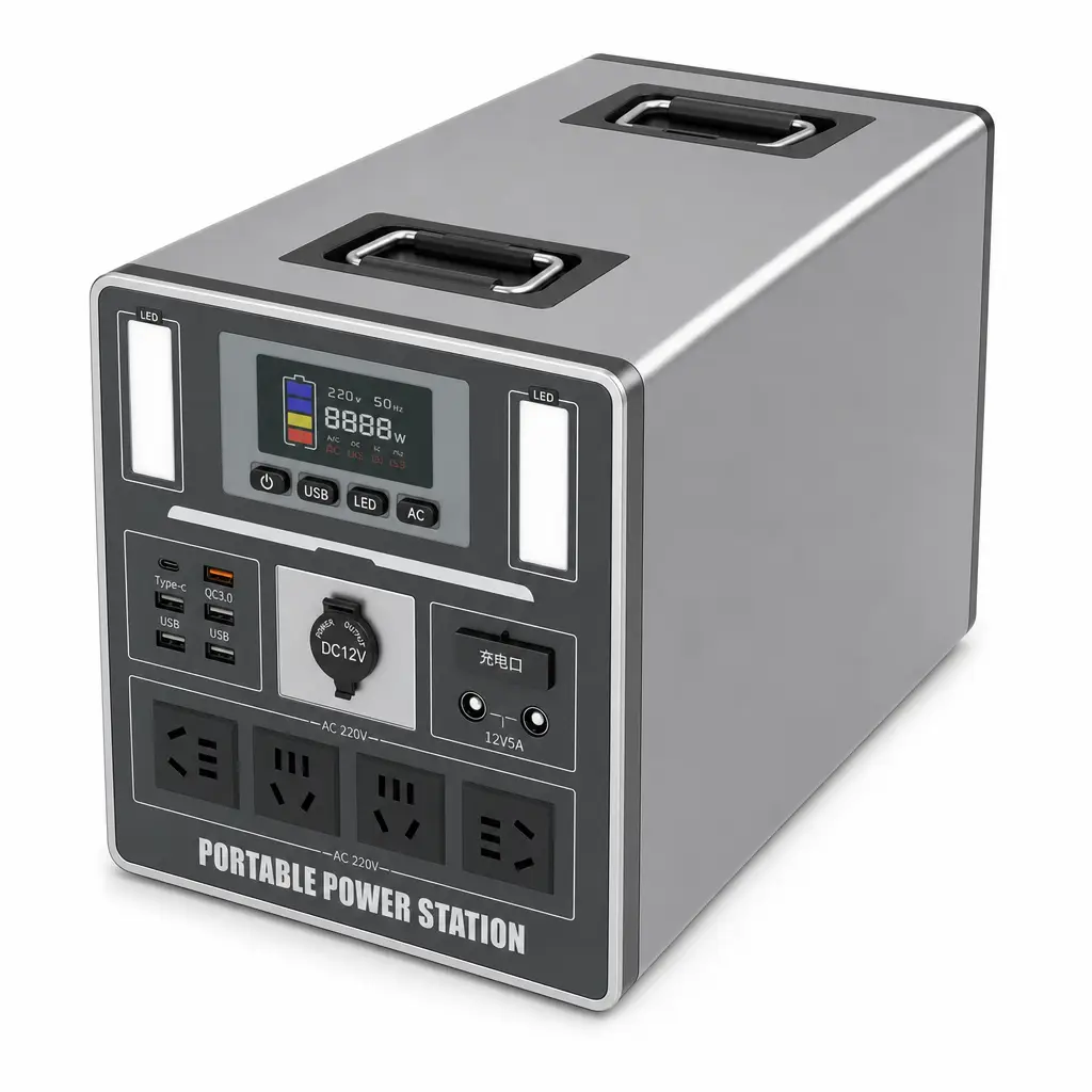 T-25T 3000W portable power station for emergency backup