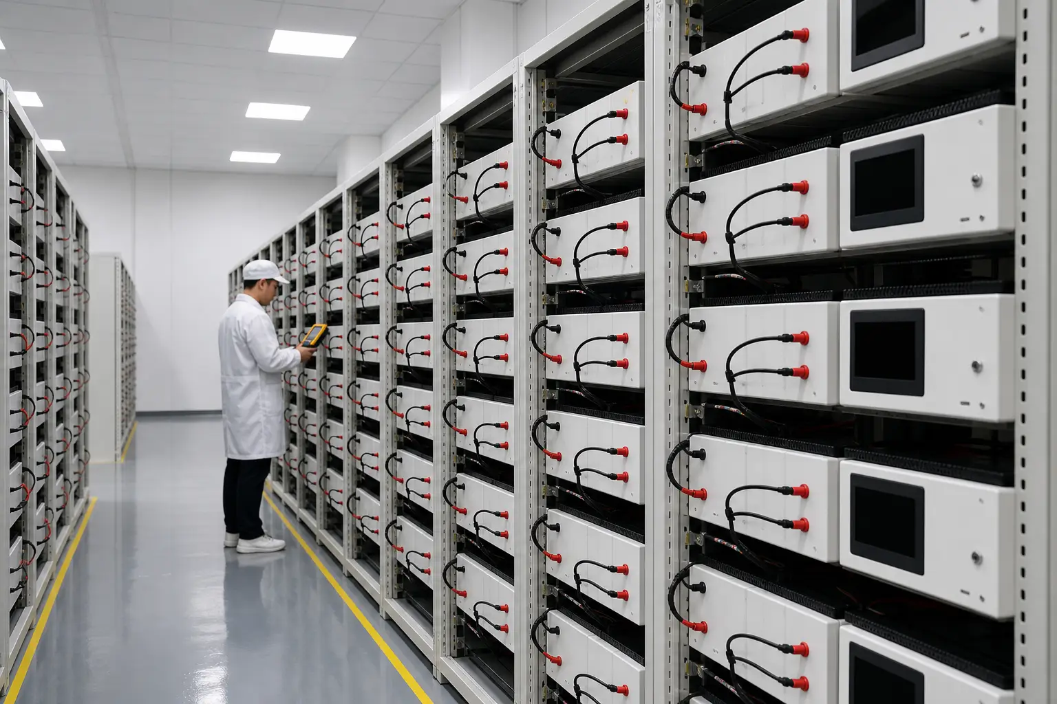 Battery QC and aging test laboratory