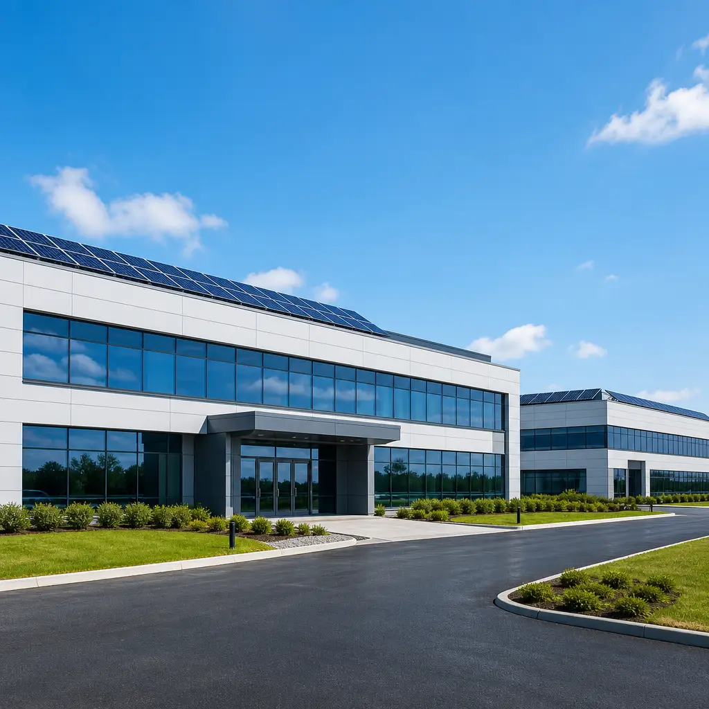 Ruihan modern factory campus exterior