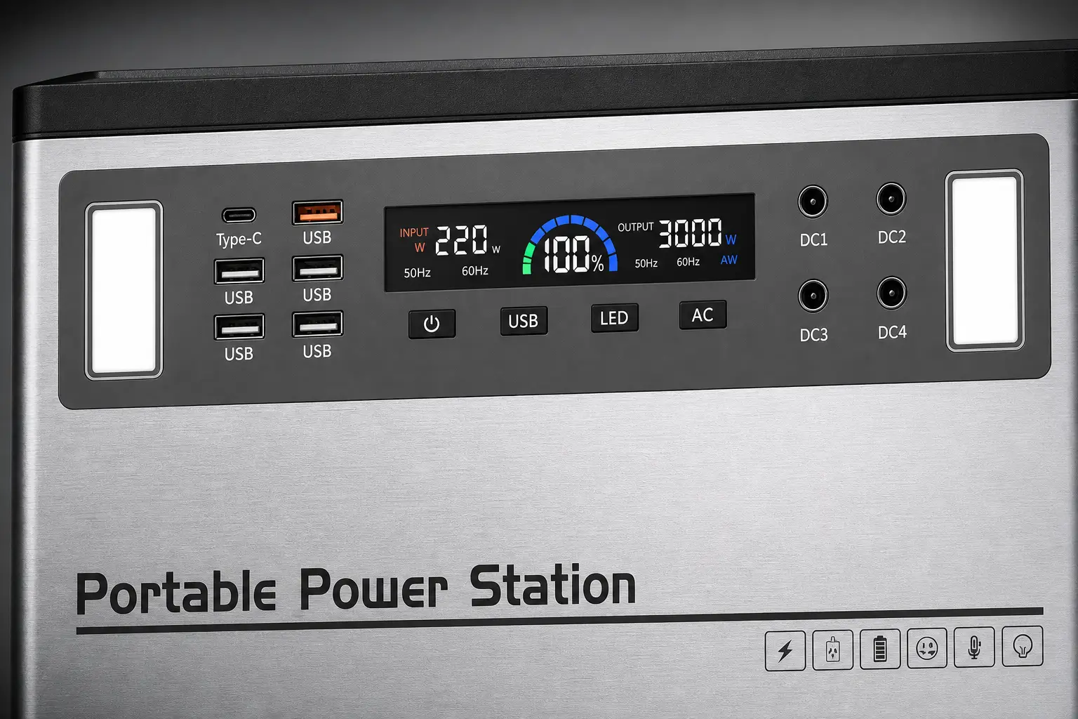 L-25T 3000W Portable Power Station - Image 2