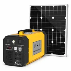 12V/5V DC Solar Power Station with Solar Panel (192Wh / 256Wh)