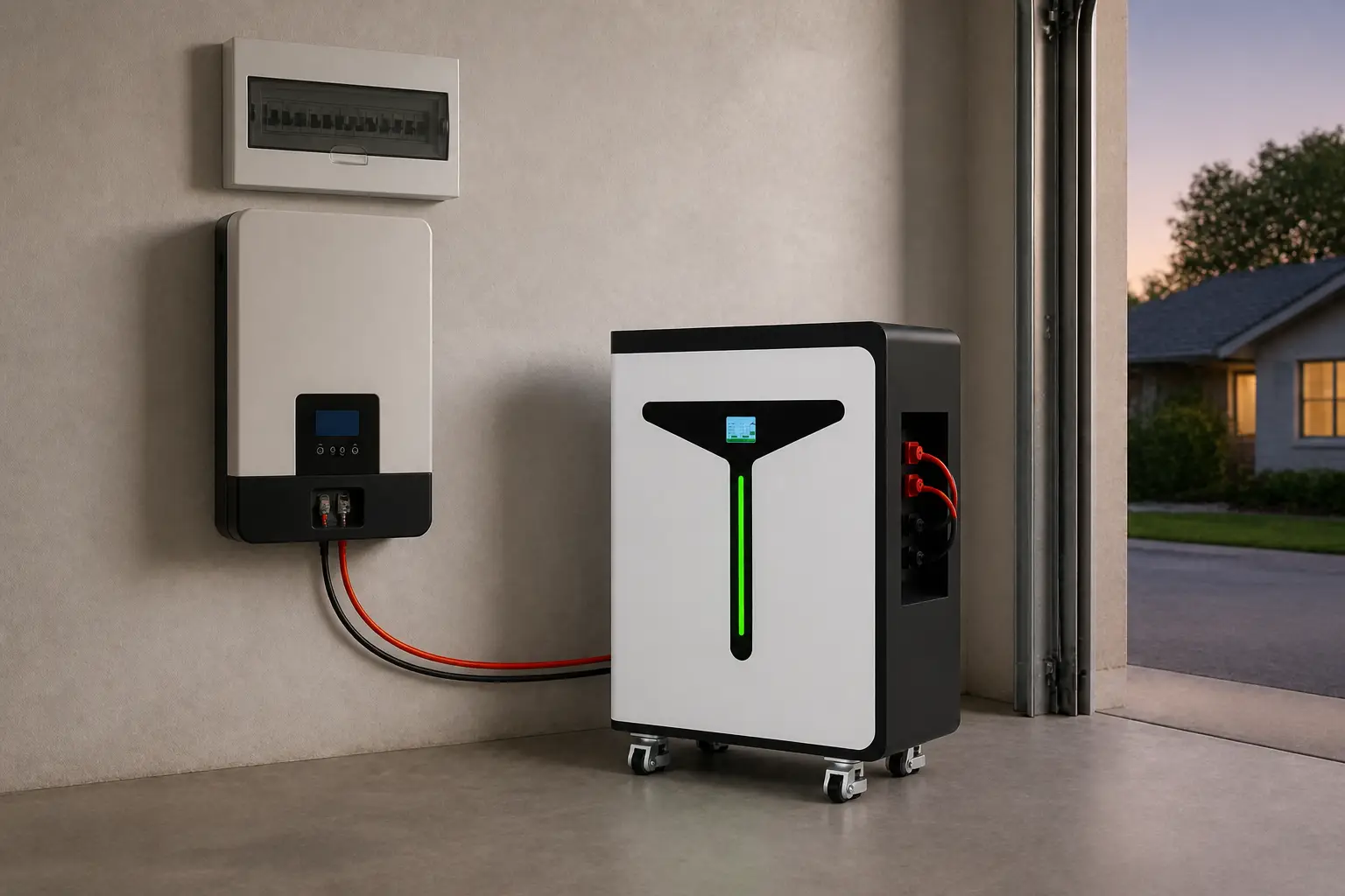 Home battery storage improving solar power efficiency