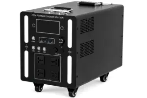 Ruihan Heavy-Duty Alloy-Shell LiFePO4 Power Station — 2000W to 8000W, Mobile Cart (3000Wh to 30000Wh)