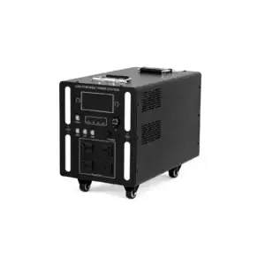 Ruihan Heavy-Duty Alloy-Shell LiFePO4 Power Station — 2000W to 8000W, Mobile Cart (3000Wh to 30000Wh)