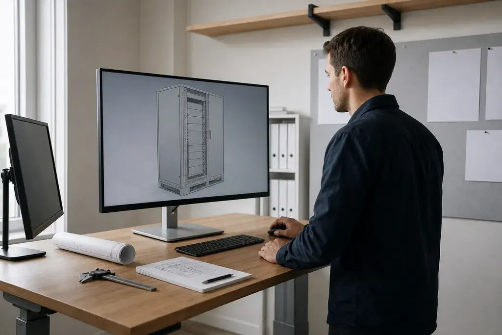 Solution design &mdash; technical proposal and 3D cabinet model