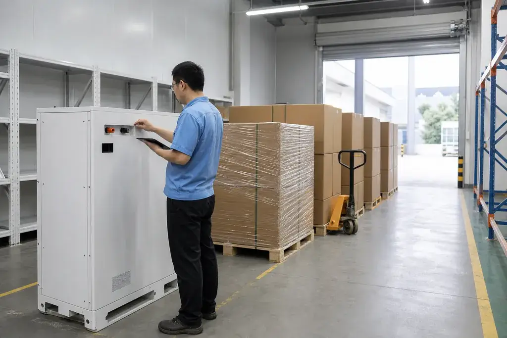QC & shipping &mdash; final inspection and packed cartons ready for dispatch
