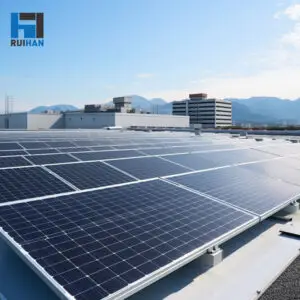 Ruihan Flat Roof Solar Mounting System | Customizable PV Mounting Rail