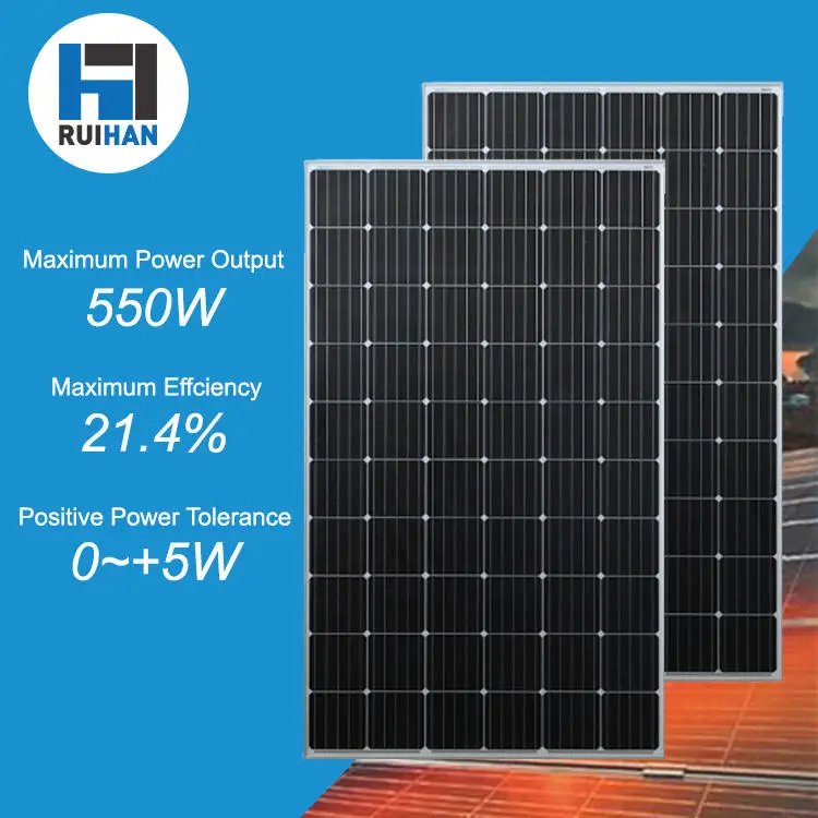 Ruihan RH-SP1 Series 300W / 400W / 550W Monocrystalline Solar Panels