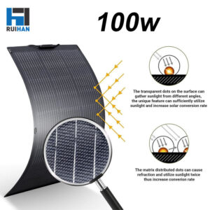 Ruihan RH-SP2 Portable Monocrystalline Flexible Solar Panel | 100W to 200W