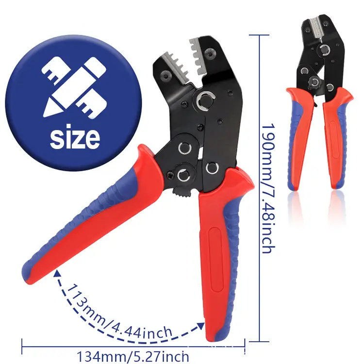 Ruihan SN-04BM Small Plug Spring Terminal Crimping Pliers | SH1.0 XH2.54 Wire Crimper - image 2