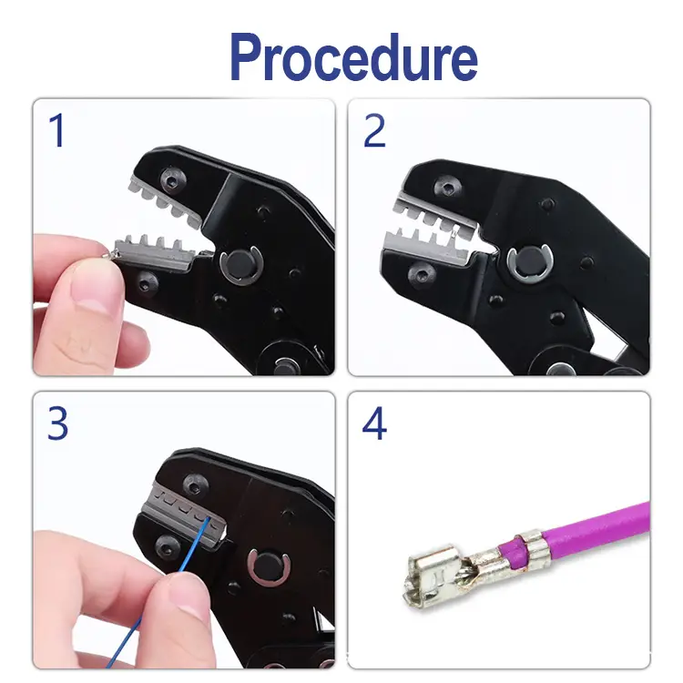 Ruihan SN-04BM Small Plug Spring Terminal Crimping Pliers | SH1.0 XH2.54 Wire Crimper - image 3