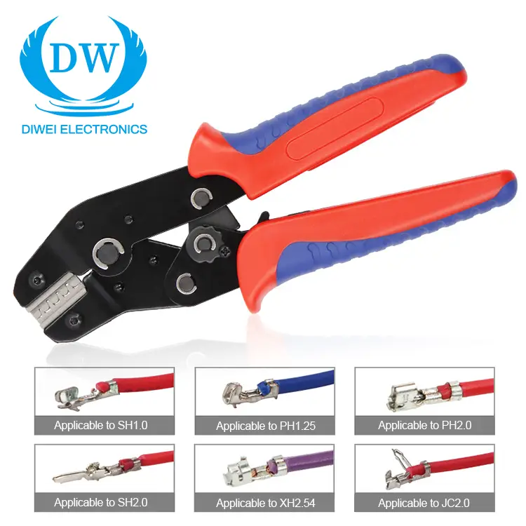 Ruihan SN-04BM Small Plug Spring Terminal Crimping Pliers | SH1.0 XH2.54 Wire Crimper - image 4