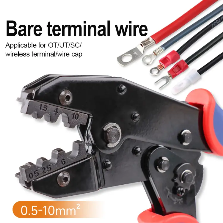 Ruihan SN-48BS Plug-in Crimping Pliers | Multi-Jaw Insulated Terminal Tool - image 3