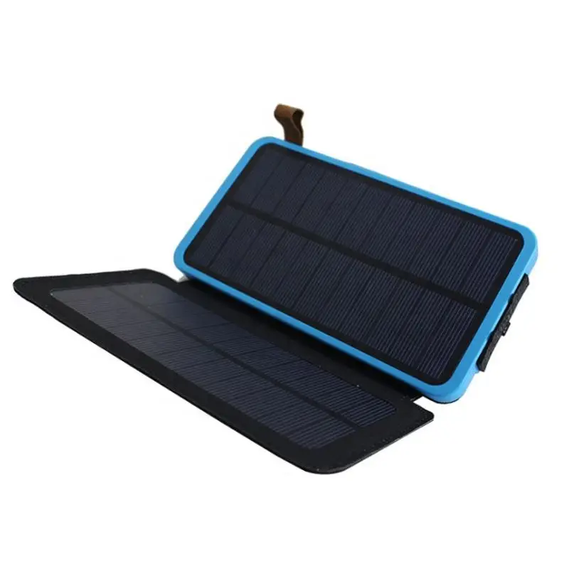 Ruihan Portable Solar Power Bank 10000mAh / 20000mAh | Foldable Solar Charger with LED Flashlight