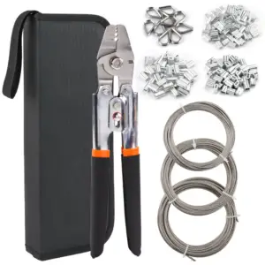 Ruihan YEJ-122O Aluminum Buckle Crimping Pliers | 8-Shaped Wire Rope Sleeve Tool - image 1