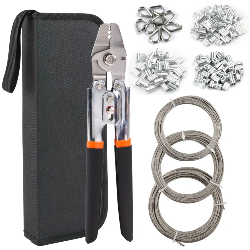 Ruihan YEJ-122O Aluminum Buckle Crimping Pliers | 8-Shaped Wire Rope Sleeve Tool - image 1