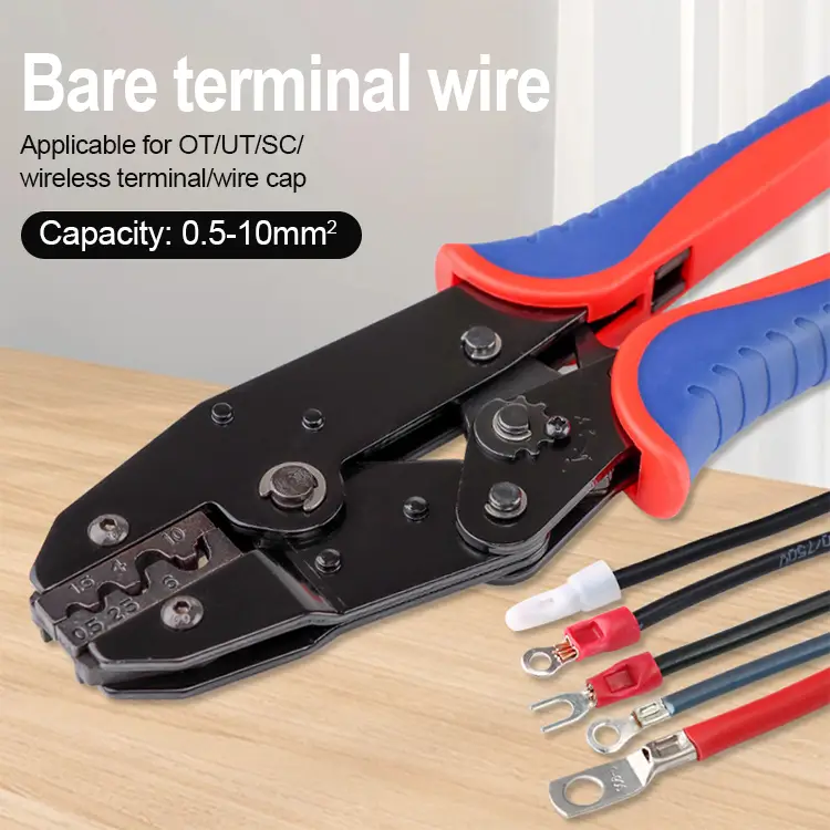 Ruihan YF-10N C45 SC Copper Nose Crimping Pliers | Soft Grip OT/UT Terminal Tool - image 4
